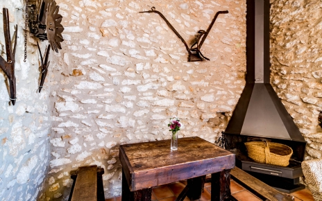 Detalles en el comedor exterior