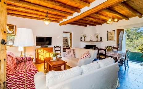 Opne plan living and dining area 