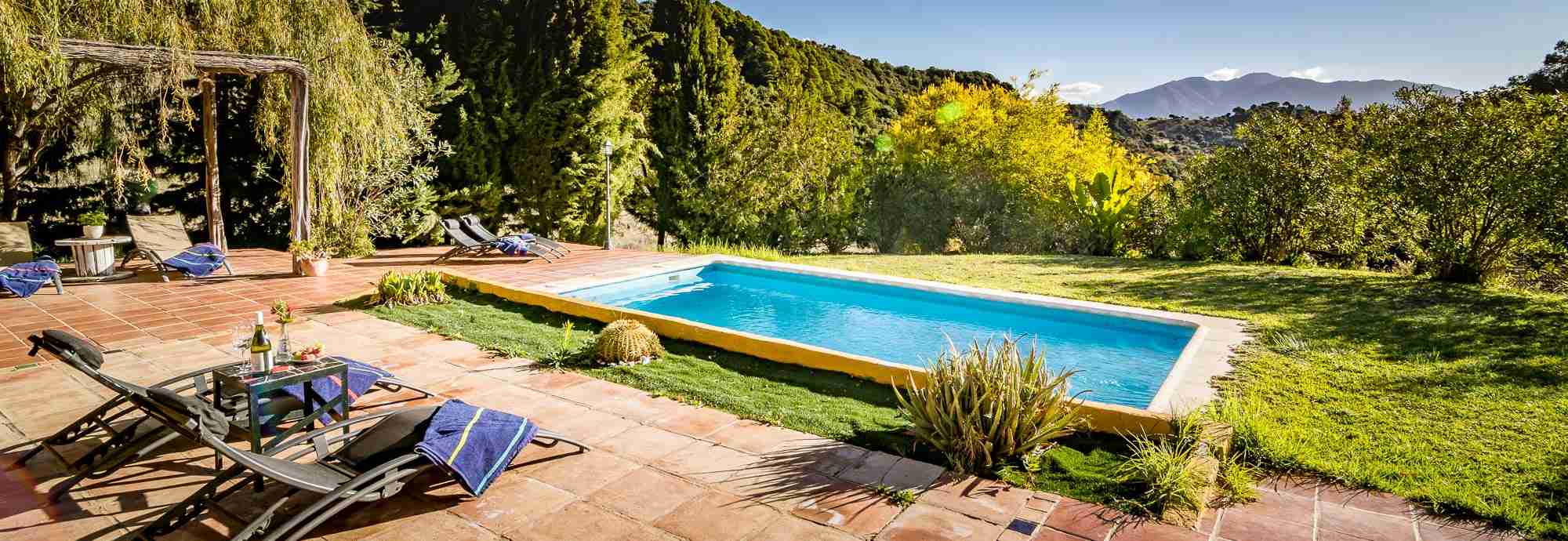 Rustic traditional Spanish farmhouse near Gaucin village