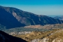 Orgiva valley and Mediterranean sea seen from above