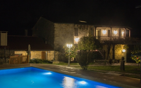 Your villa at night