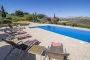 Ample pool area overlooking pretty valley