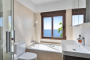 Bathroom next to bedroom 3 (walk-in shower and also bathtub)