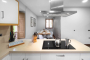 Kitchen and dining area