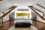 Attic floor with master bedroom