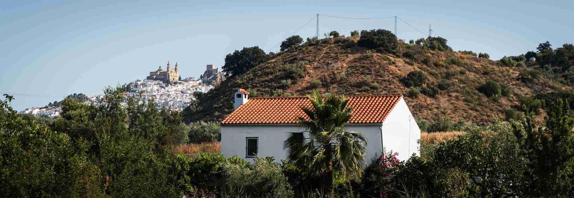 Atractiva casita rural con piscina privada cerca de pintoresco Pueblo Blanco 