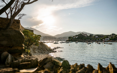 La propiedad está ubicada en una pequeña península