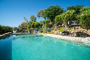 Stunning large pool with outdoor furniture