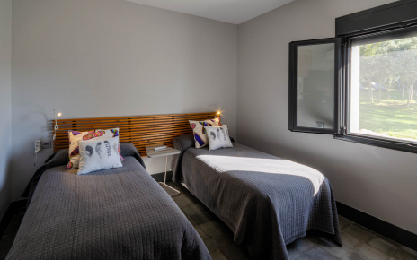 Habitación con dos camas