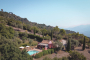 Pool area and Casita with lane up to main house