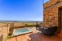 Terrace with jacuzzi and views in The Tower (annexe)