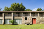Back of the house with terraces and access to gardens