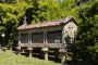 Traditional old grain storage Galician 