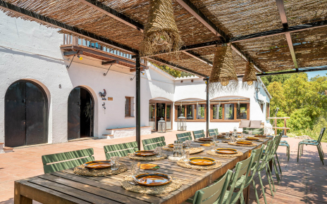 Equipada para comer juntos al aire libre