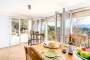 Open plan dining area with views 