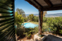 Pool area seen from Garden Bedroom