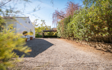 Private entrance and parking