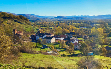 The village seen from above