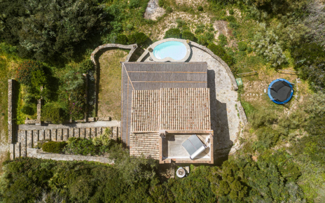 Your holiday villa seen from above