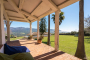 Porch along the house with stunning views