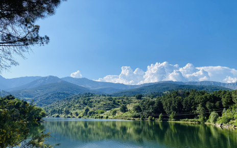 A local lake near the house