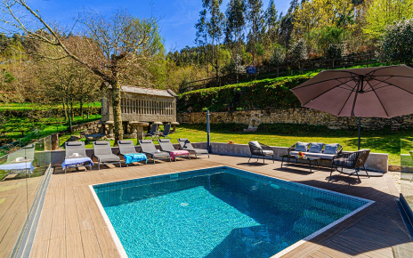 Your holiday home is surrounded by gardens