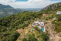 La villa vista desde el cielo