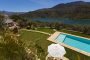 Gated pool area with views