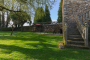 Barbecue area, shaded by a vine in Summer months