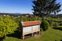 Traditional raised Galician granary