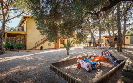 Game area at the back of the hosue