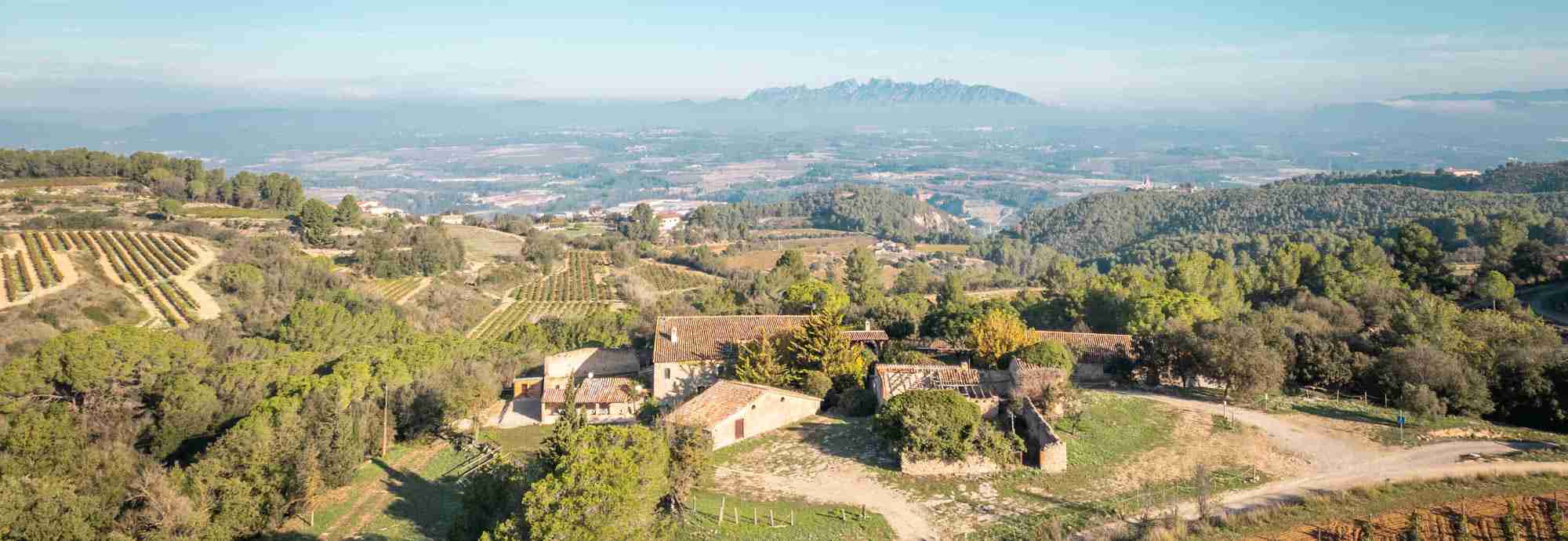 Traditional farmhouse near Barcelona with private grounds and impressive views