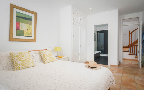 This bedroom on first floor may be considered as master