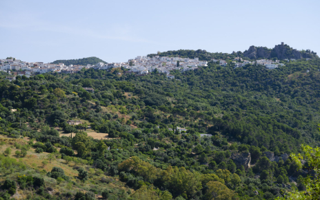 Your views to the pretty Gaucin village