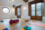 This space is a living area (can be used for yoga)