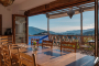 Indoor and outdoor dining area  with views to die for