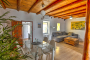 Open plan living and dining room