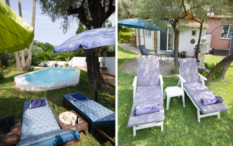 Pool area is 20 metres away from studio and its gardens