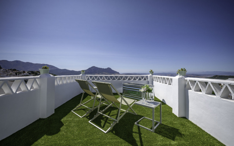 Terraza / solarium con tumbonas 