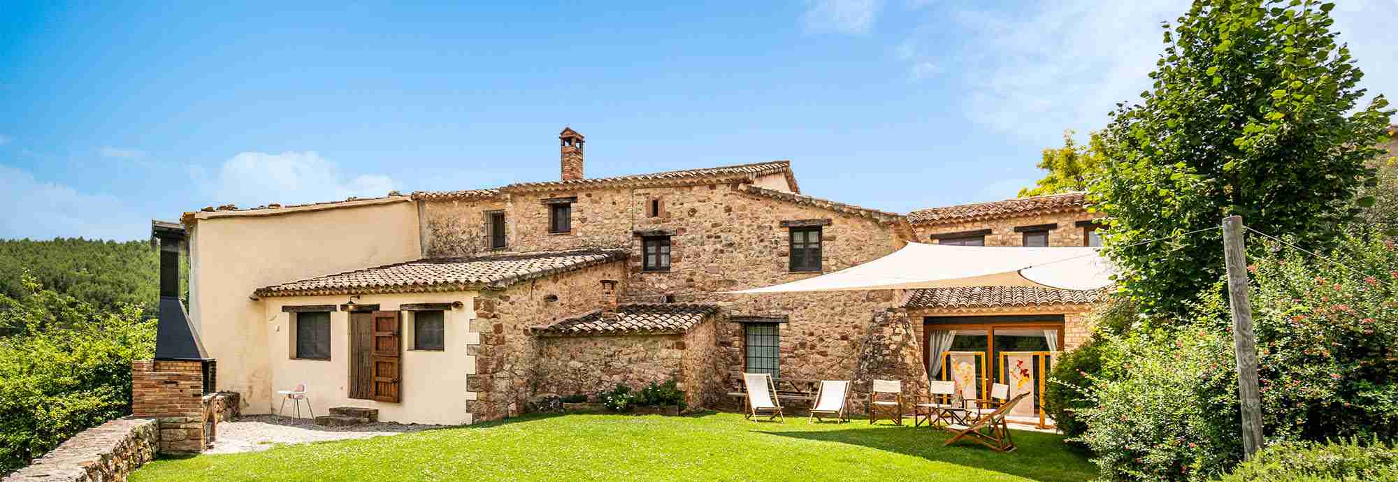 Quality family villa with gated pool and gardens, Catalonia