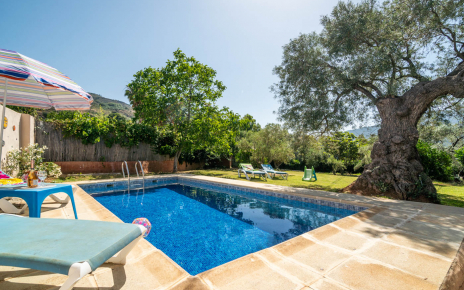 Pool with private gardens