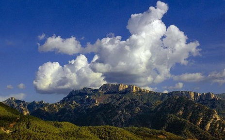 Zona local: los primeros picos de los Pirineos