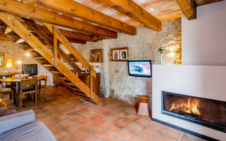 Casa tradicional de los Pirineos 