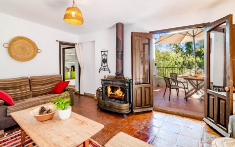 Living area opening to terrace