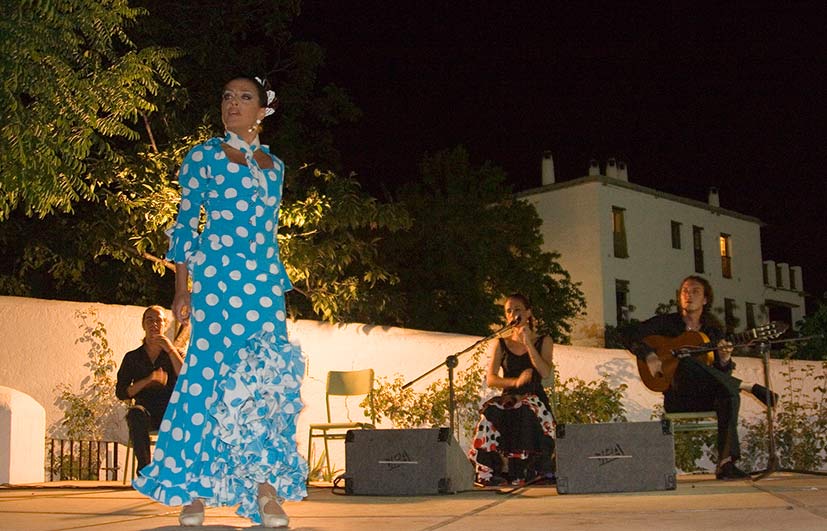 Flamenco show in Bubion